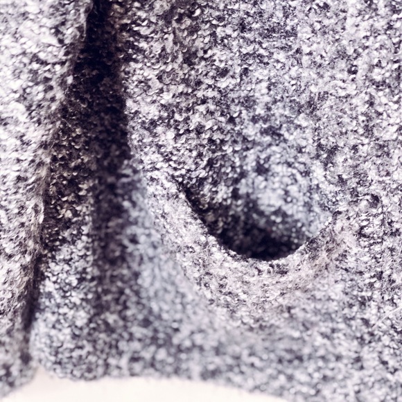 Black & White Marled Collared Cardigan - Picture 4 of 4